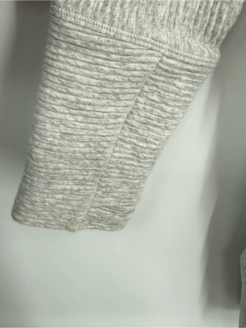 Lululemon Along the Way Cozy Ribbed Dress Mini Grey Mock Neck Knit Size S